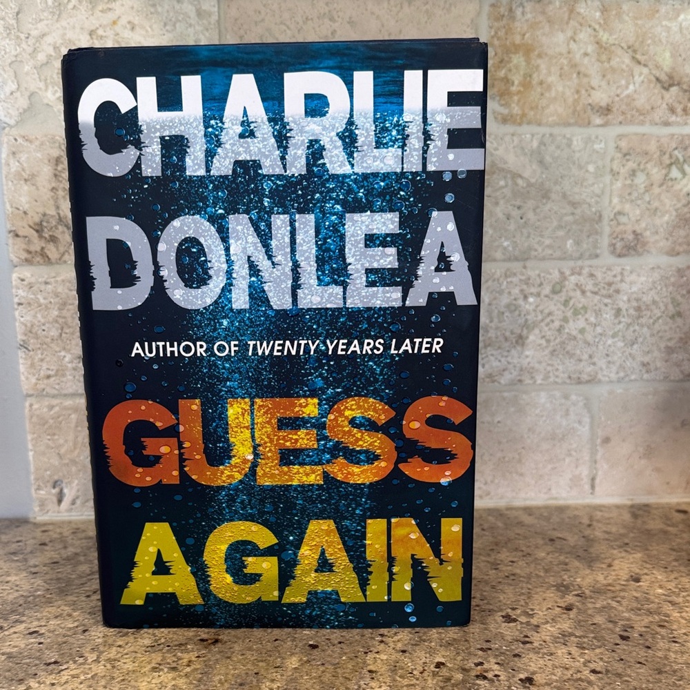 Charlie Donlea 'Guess Again' Book - Excellent Used Condition